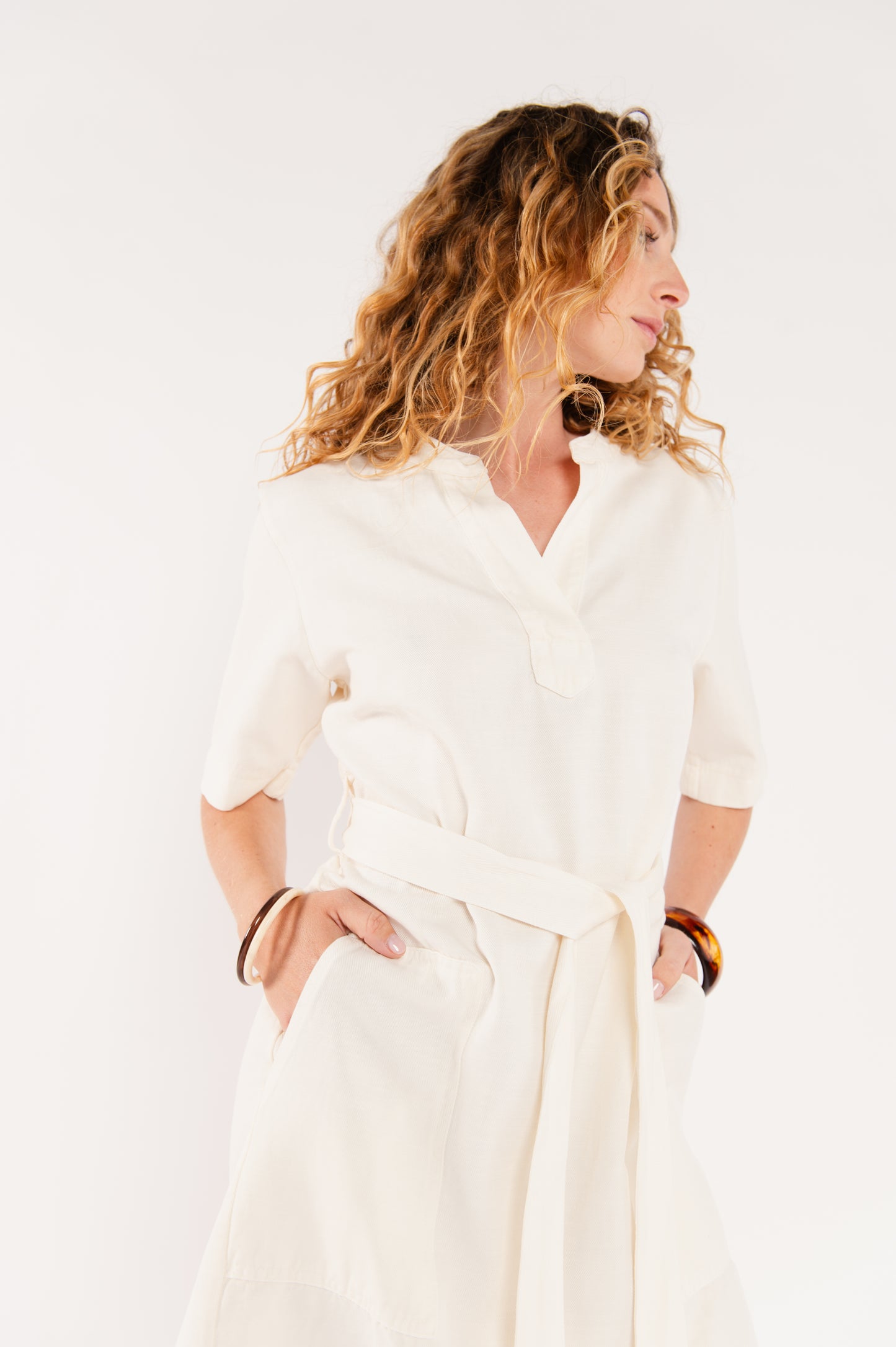 ROBE ELLEN ÉCRUE