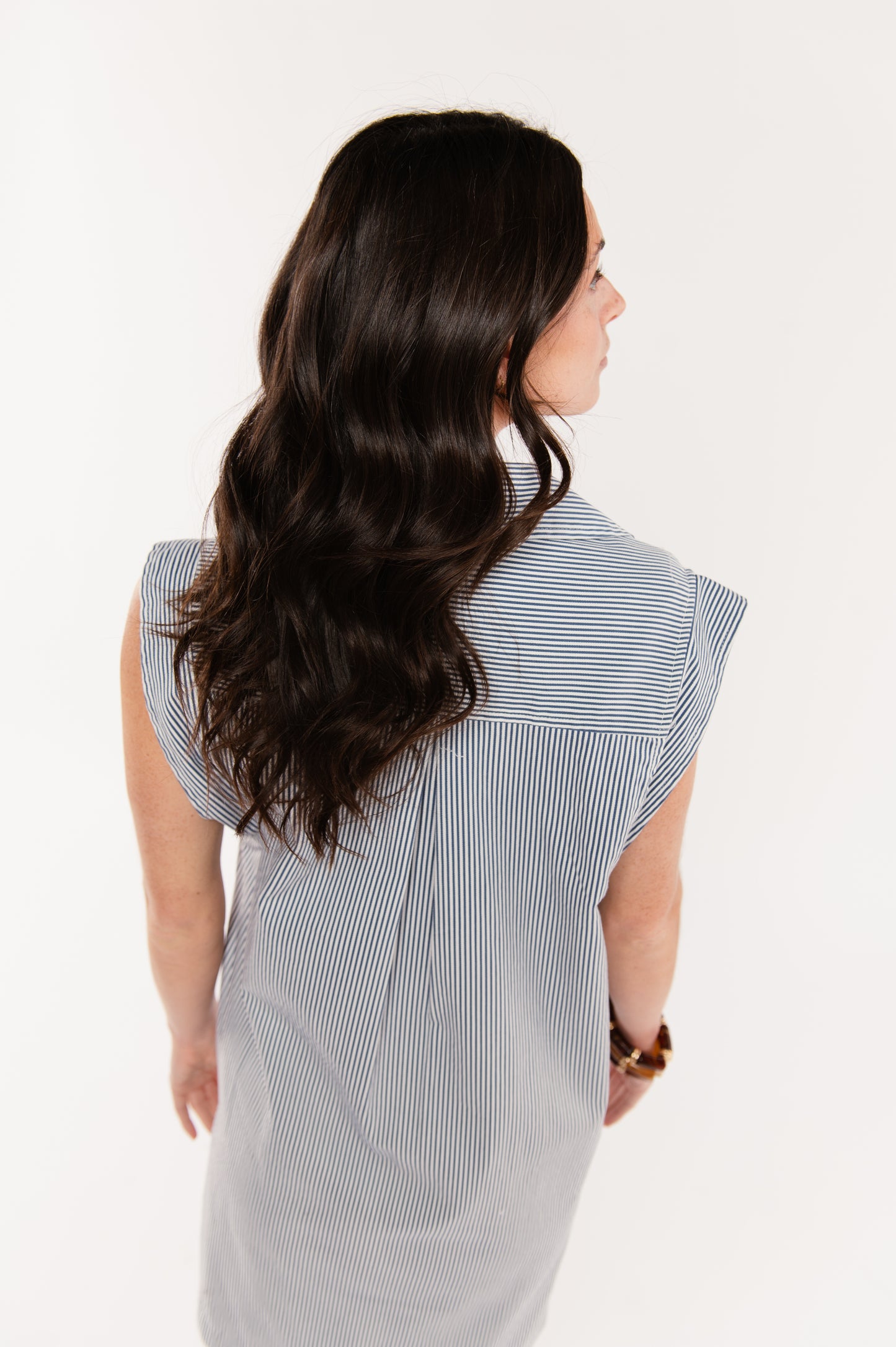 ROBE À RAYURES ÉMILIANO MARINE