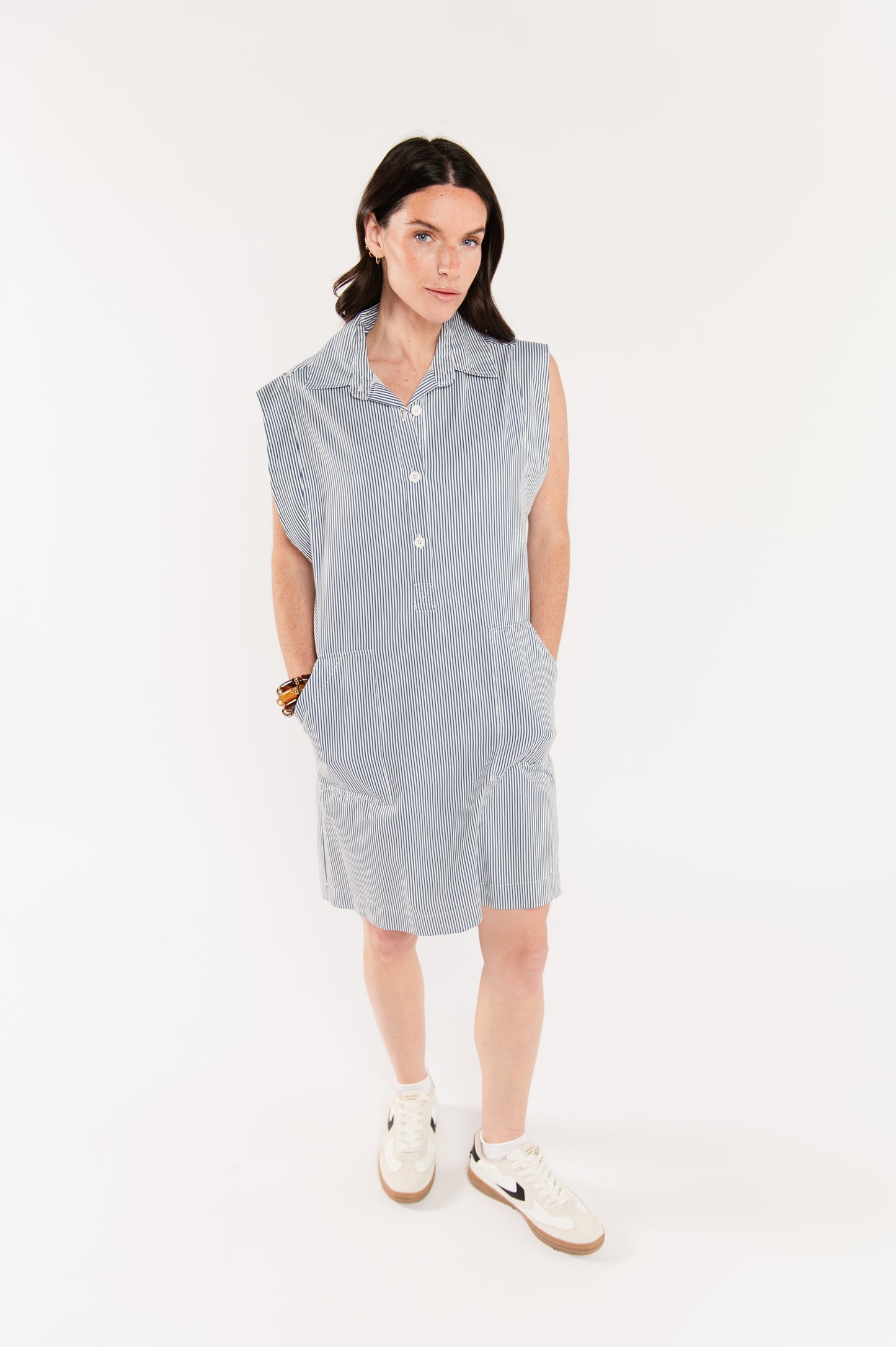 ROBE À RAYURES ÉMILIANO MARINE