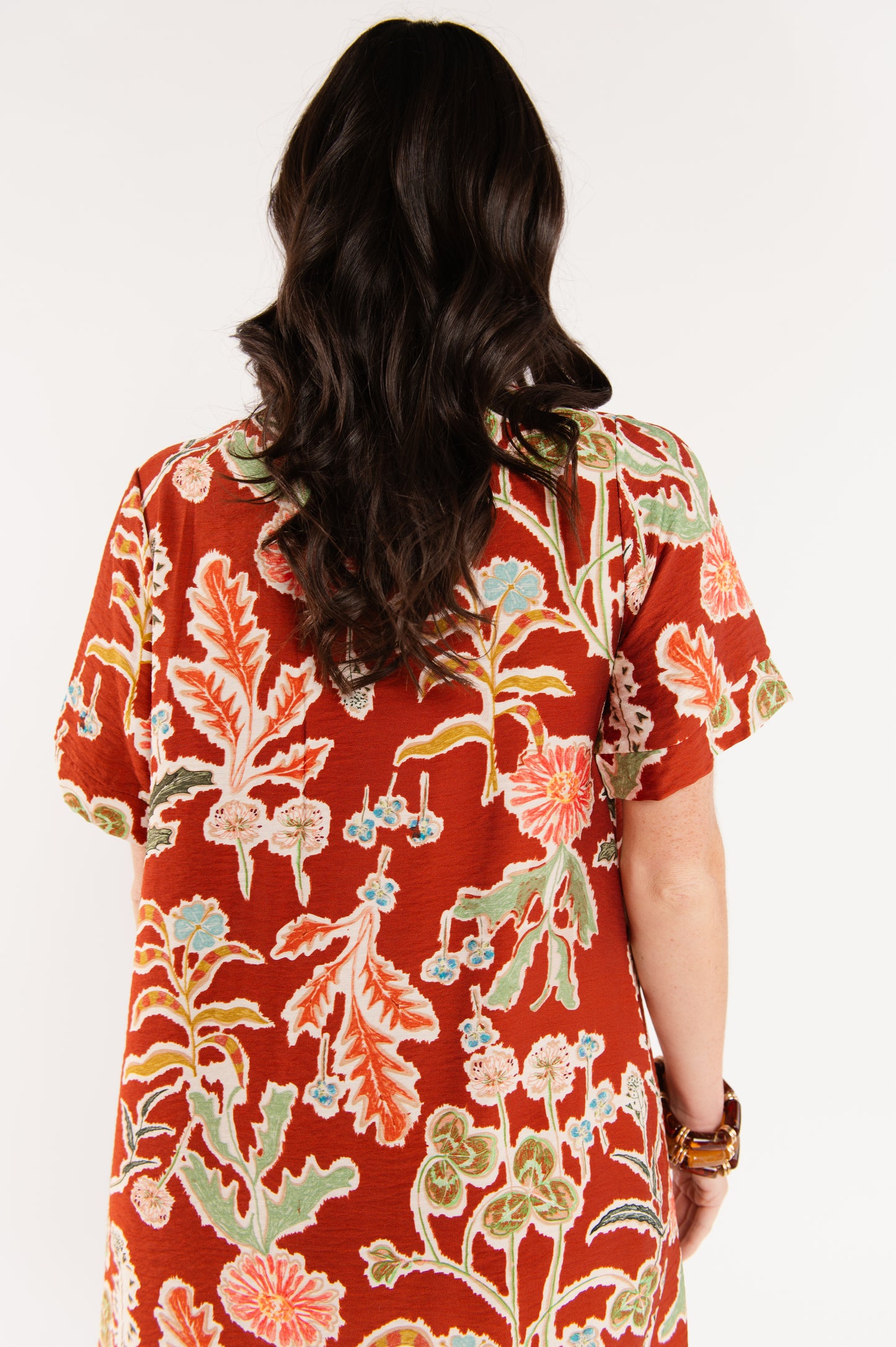 ROBE À FLEURS ÉMILE PAPRIKA