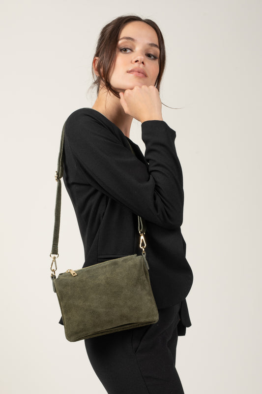 POCHETTE PORTO DAIM KAKI
