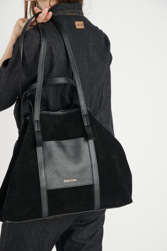 SAC CABAS ROME NOIR