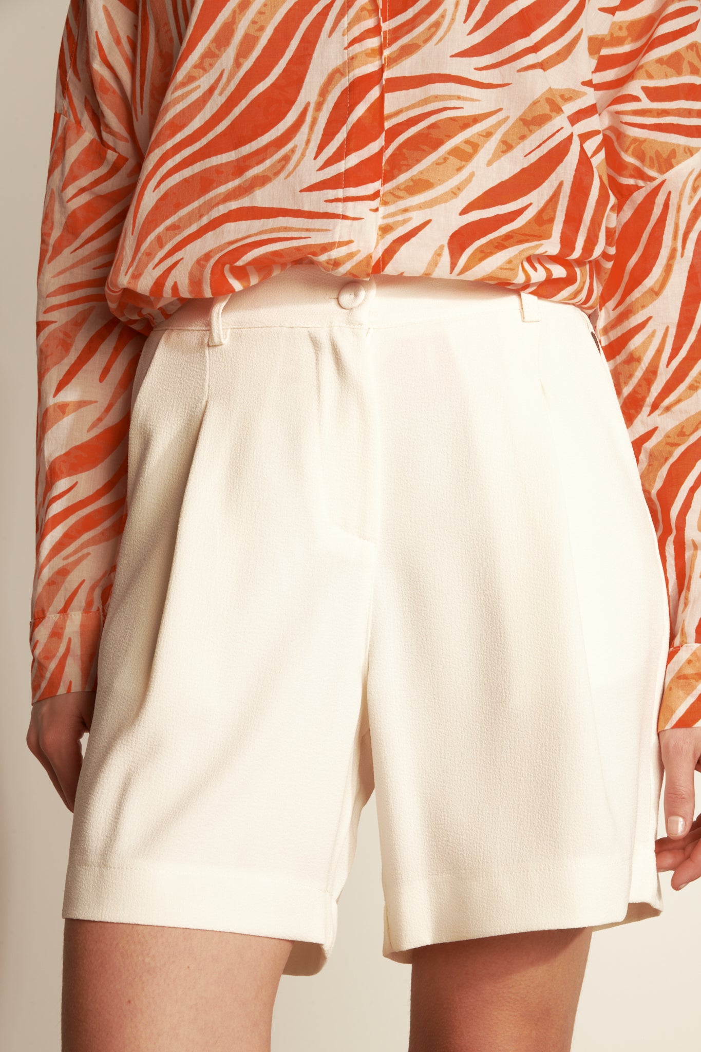 LONG CITY SHORTS - NATURAL