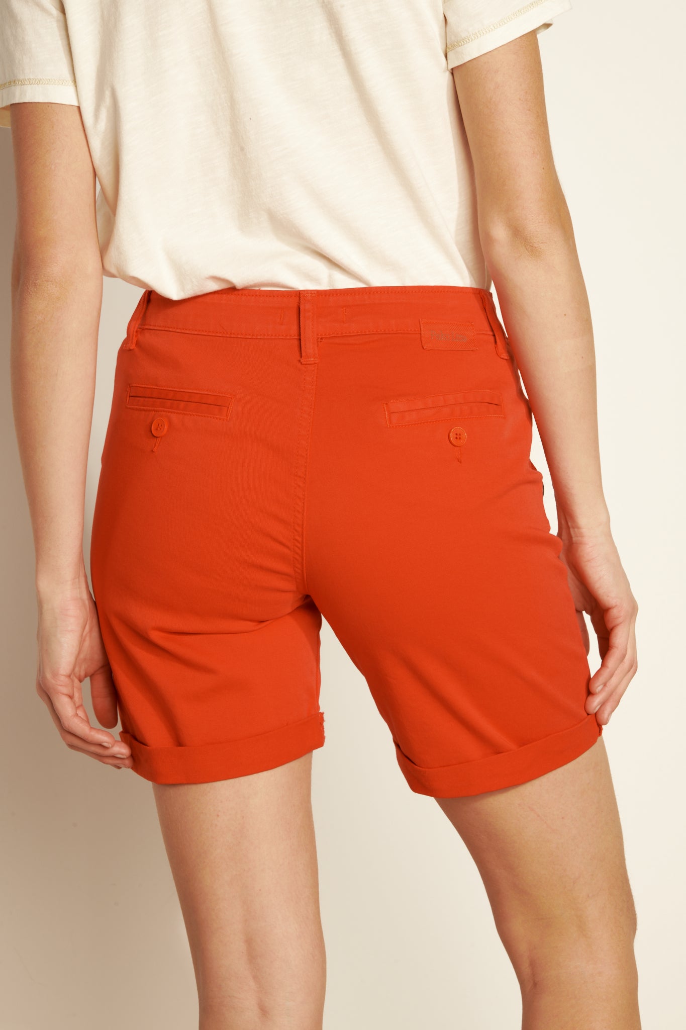 LONG BASIC STONEMAILLE SHORTS - ORANGEADE