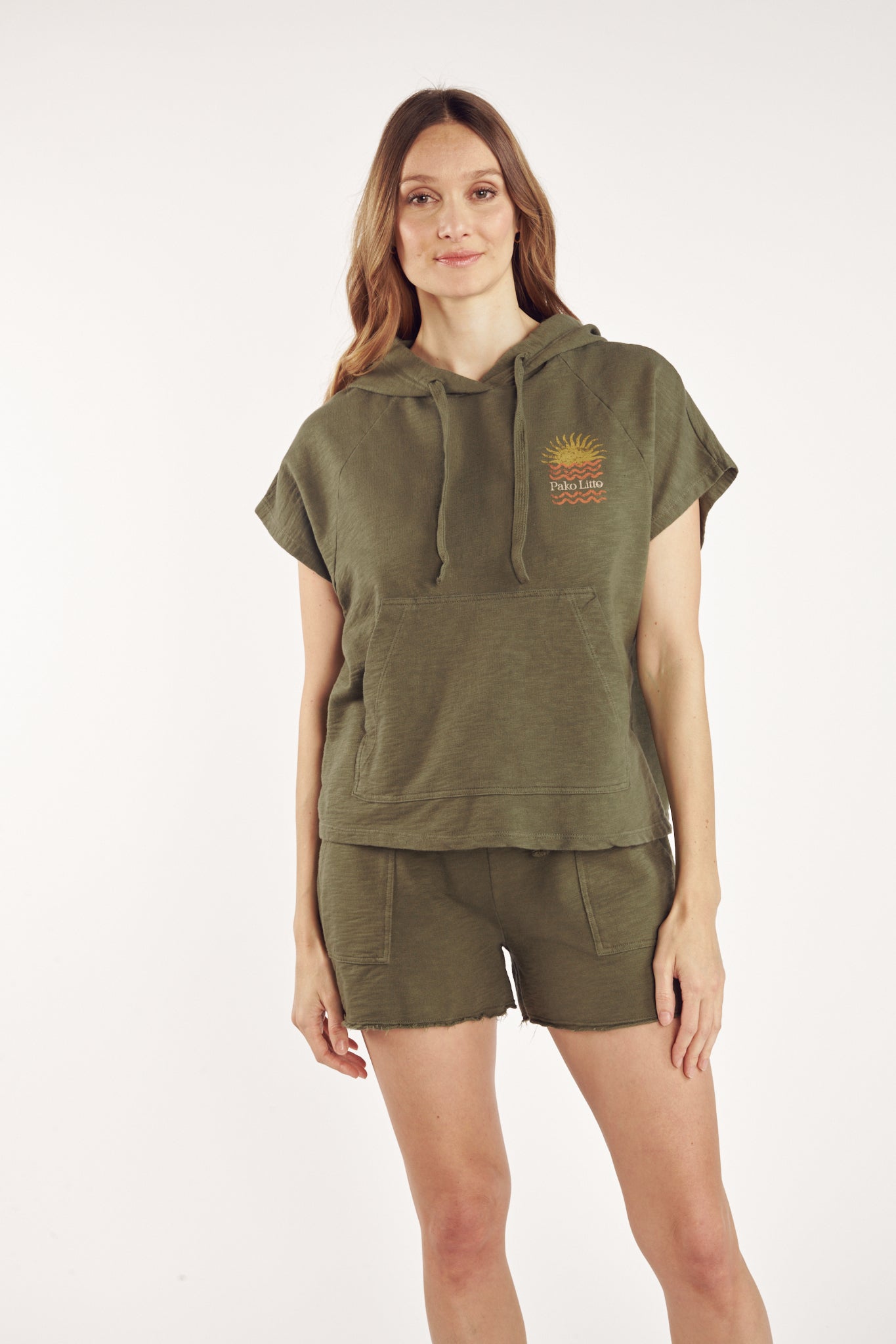 SHORT COTON ORGANIQUE CALVIN KAKI