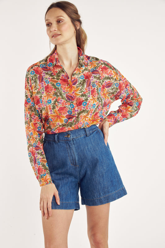 SHORT DENIM BLEU FONCÉ CHRIS