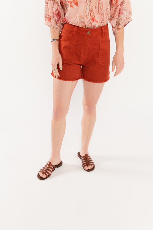SHORT FAYE PAPRIKA