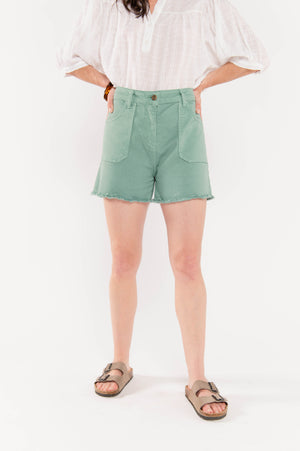 SHORT FAYE VERT D'EAU