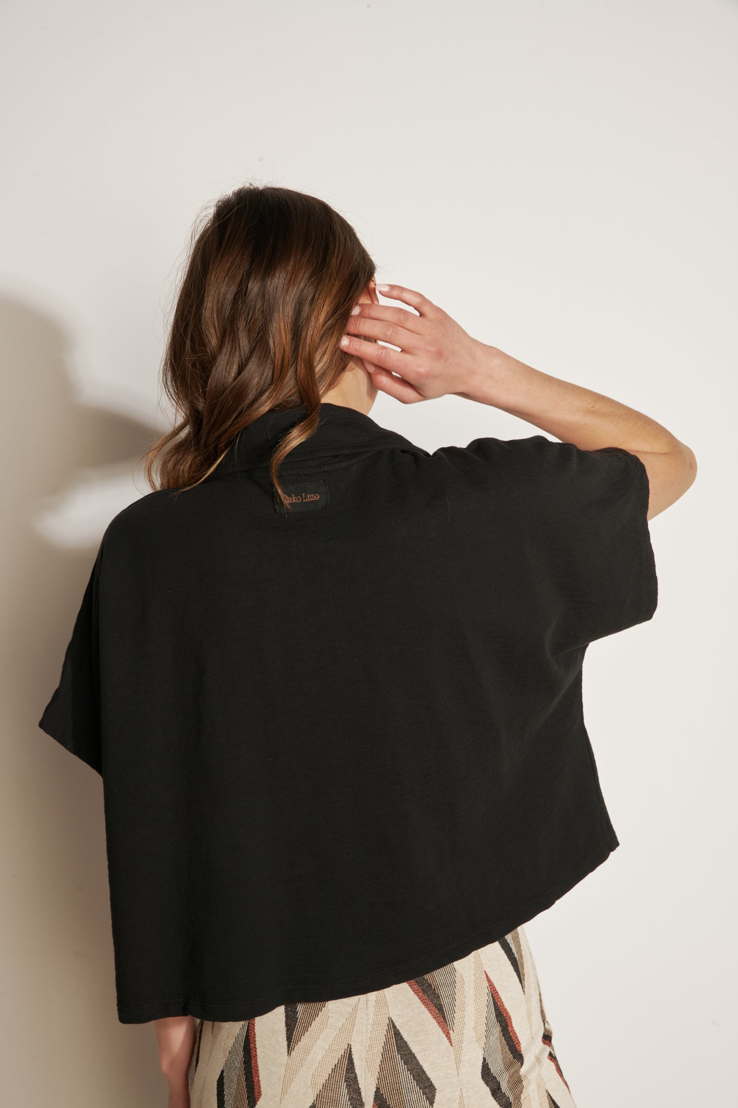 BLACK ORGANIC COTTON ADRIEL SWEATSHIRT