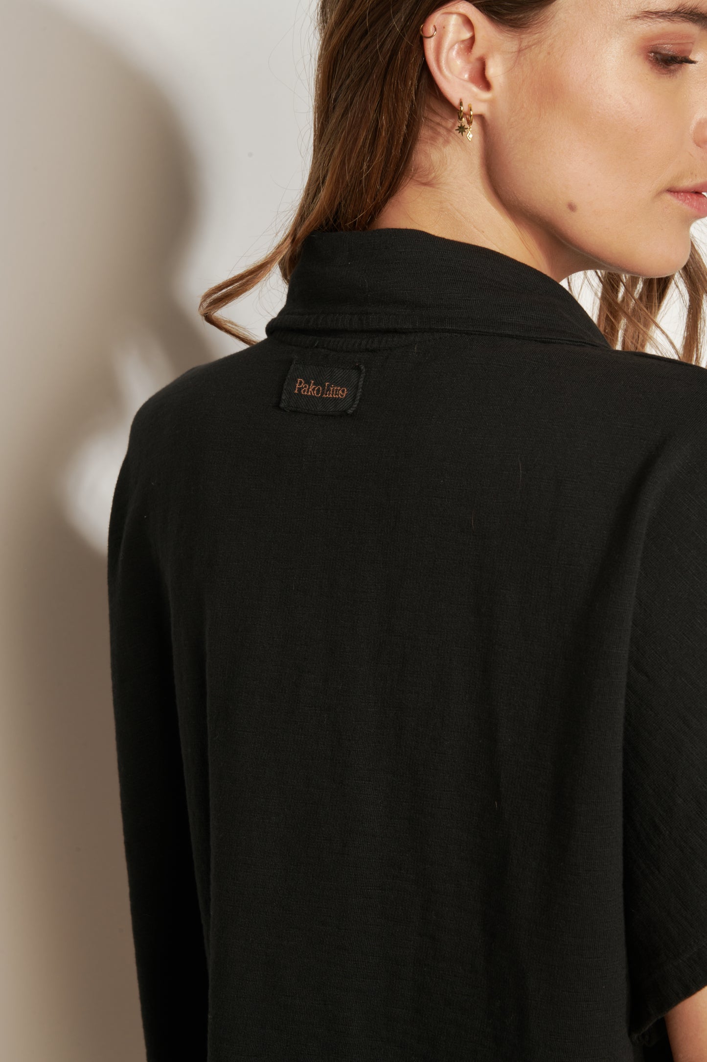 BLACK ORGANIC COTTON ADRIEL SWEATSHIRT