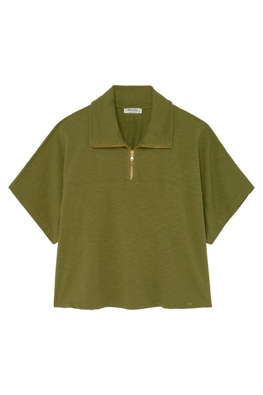 ADRIEL SWEATSHIRT ORGANIC COTTON KHAKI