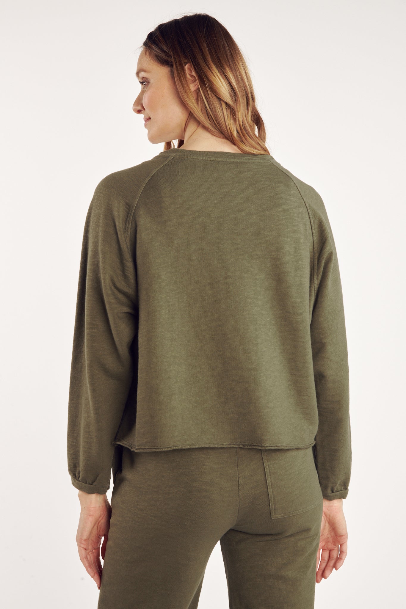 SWEAT COTON ORGANIQUE CASS KAKI