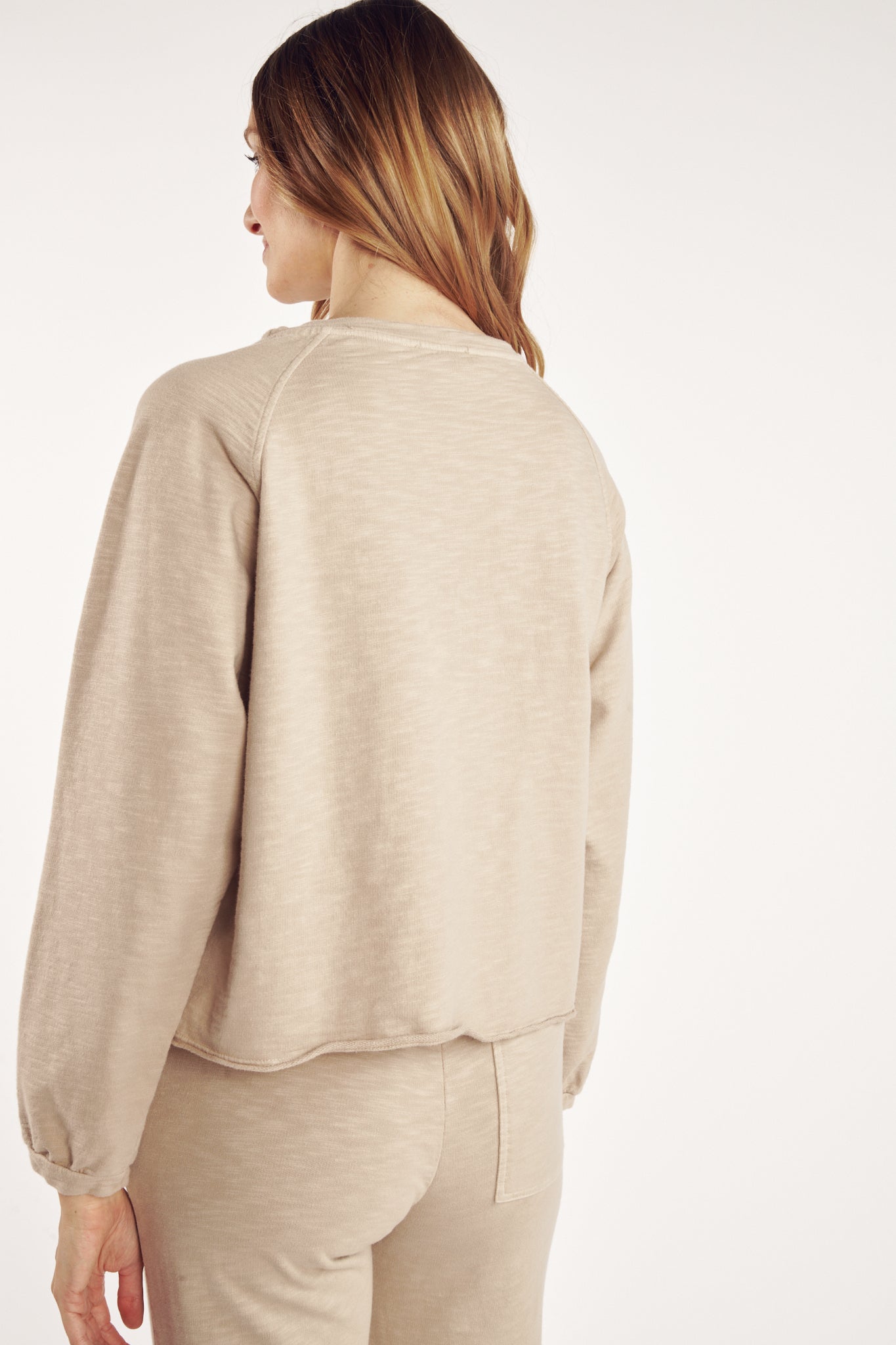 SWEAT COTON ORGANIQUE CASS SABLE