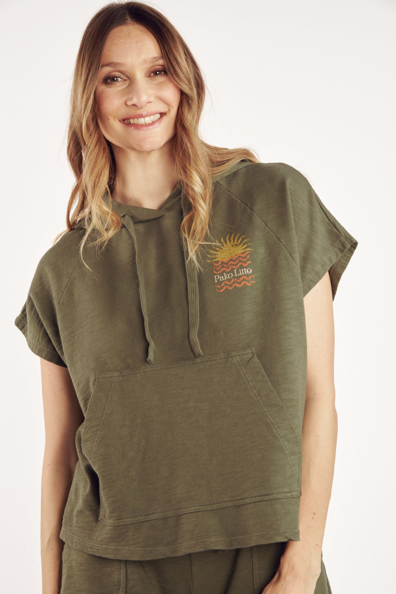 SWEAT COTON ORGANIQUE CODY KAKI