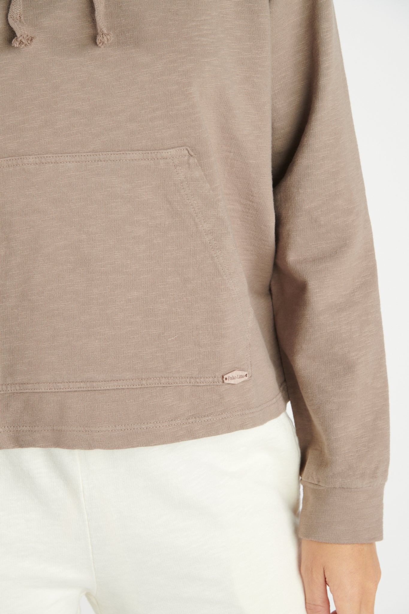 SWEAT CAPUCHE COTON ORGANIQUE JULES TAUPE