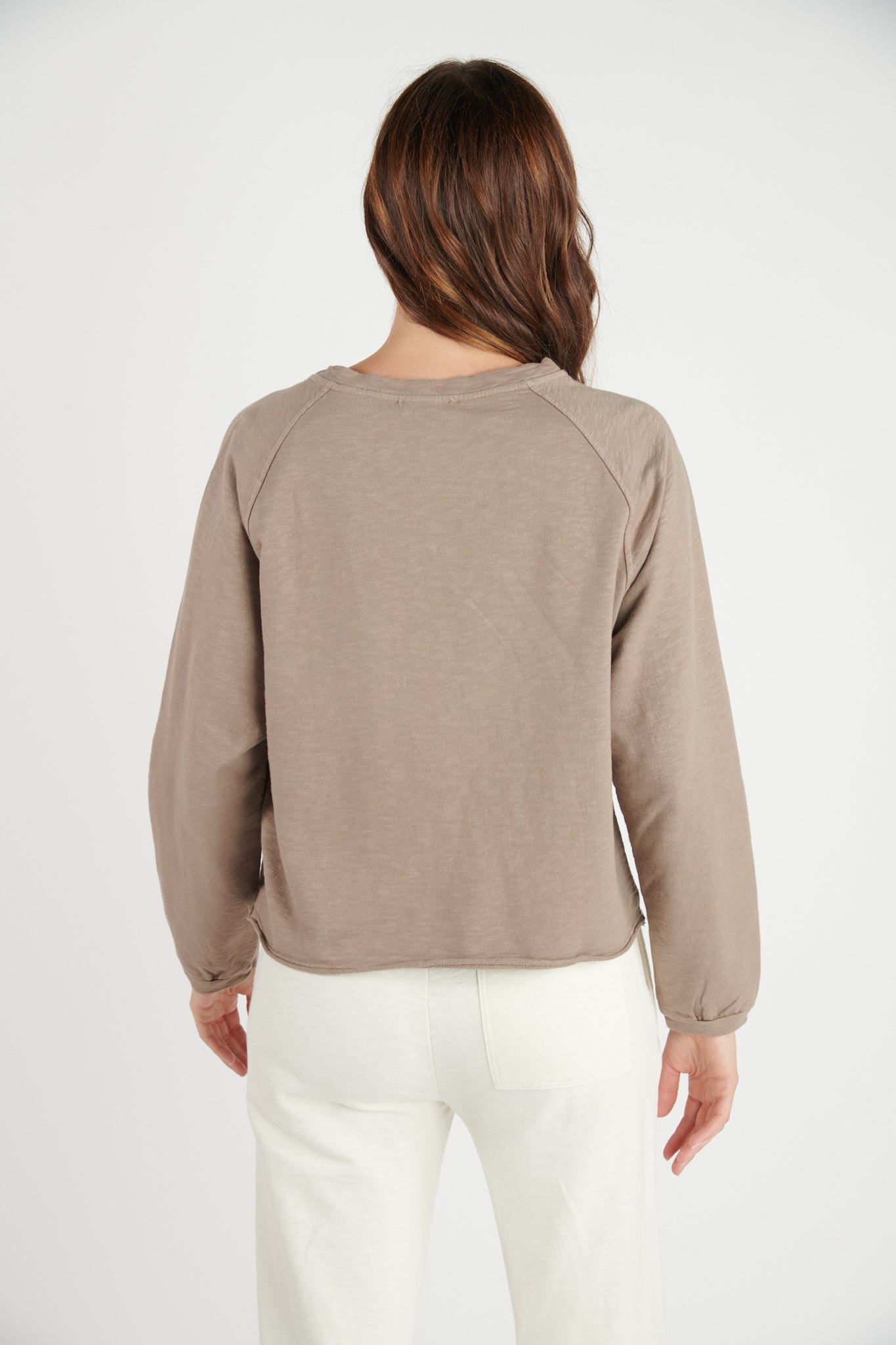 SWEAT COTON ORGANIQUE DORIAN TAUPE