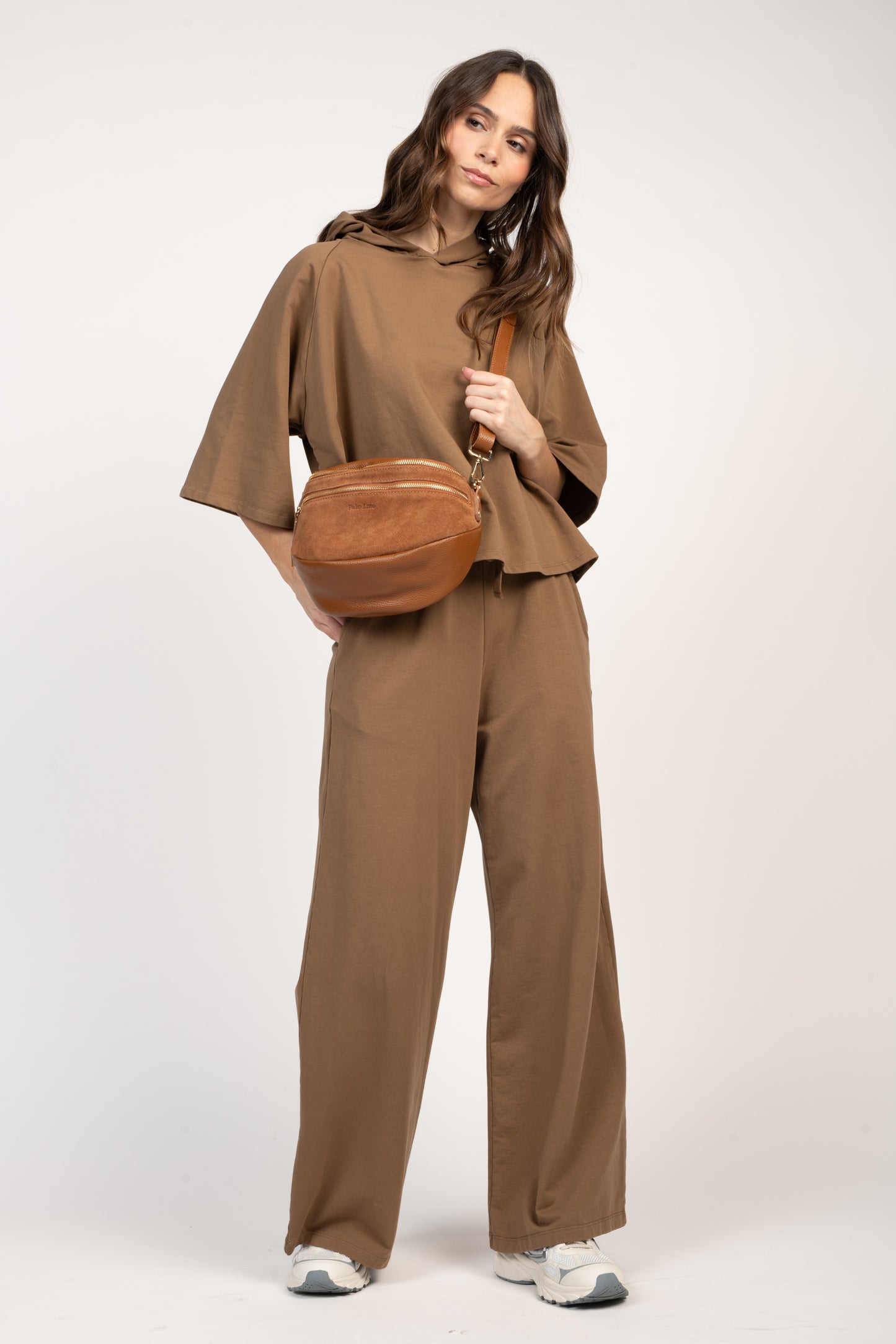 SAC BANANE EN CUIR FLORENTINE CAMEL
