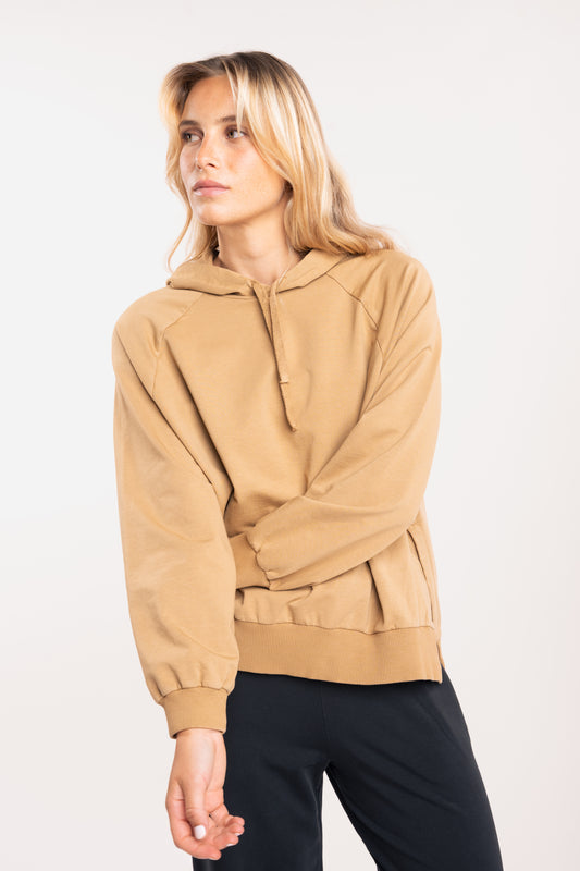 Sweat oversize camel 