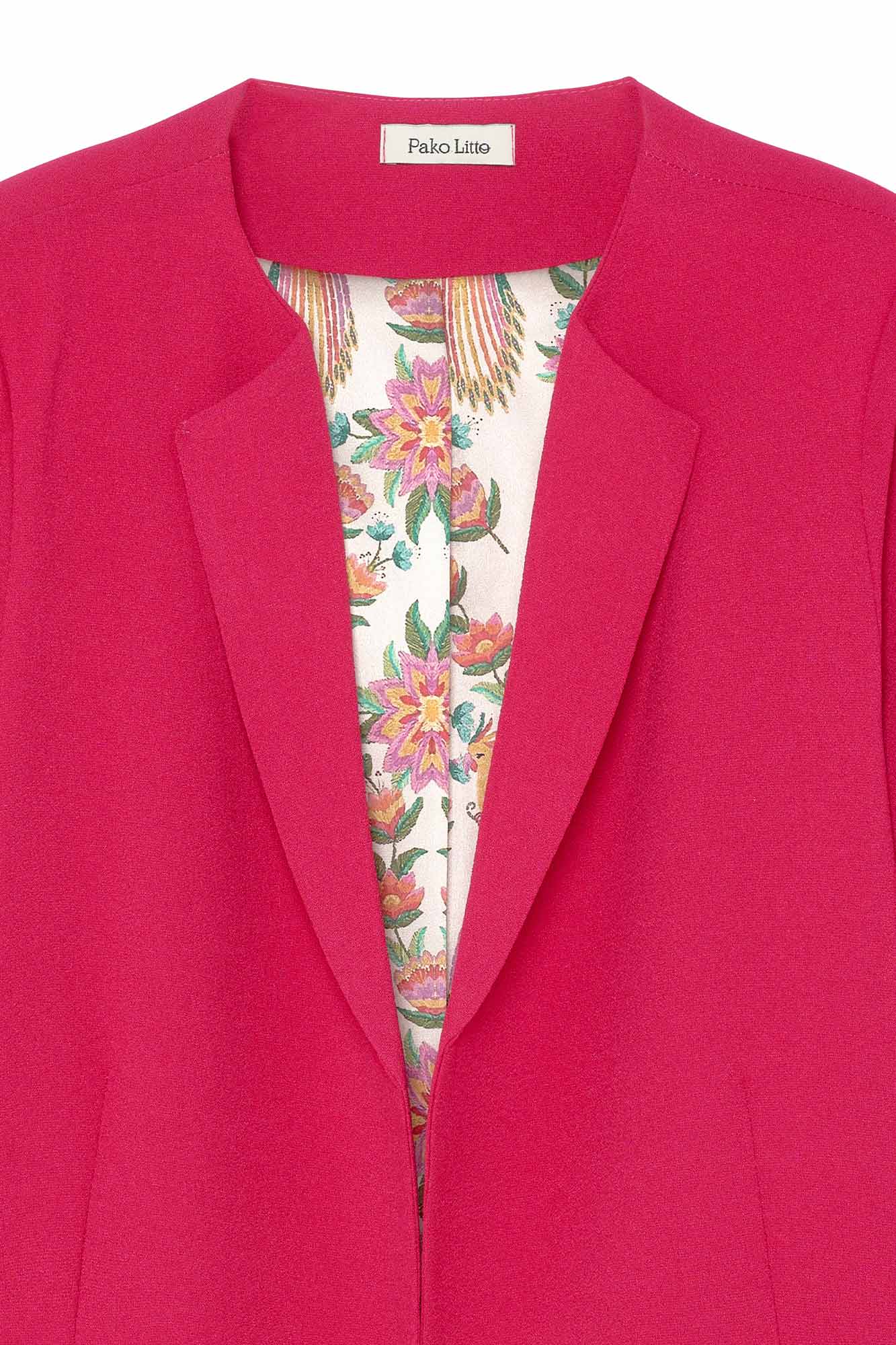 ARIANE FUCHSIA FITTED BLAZER