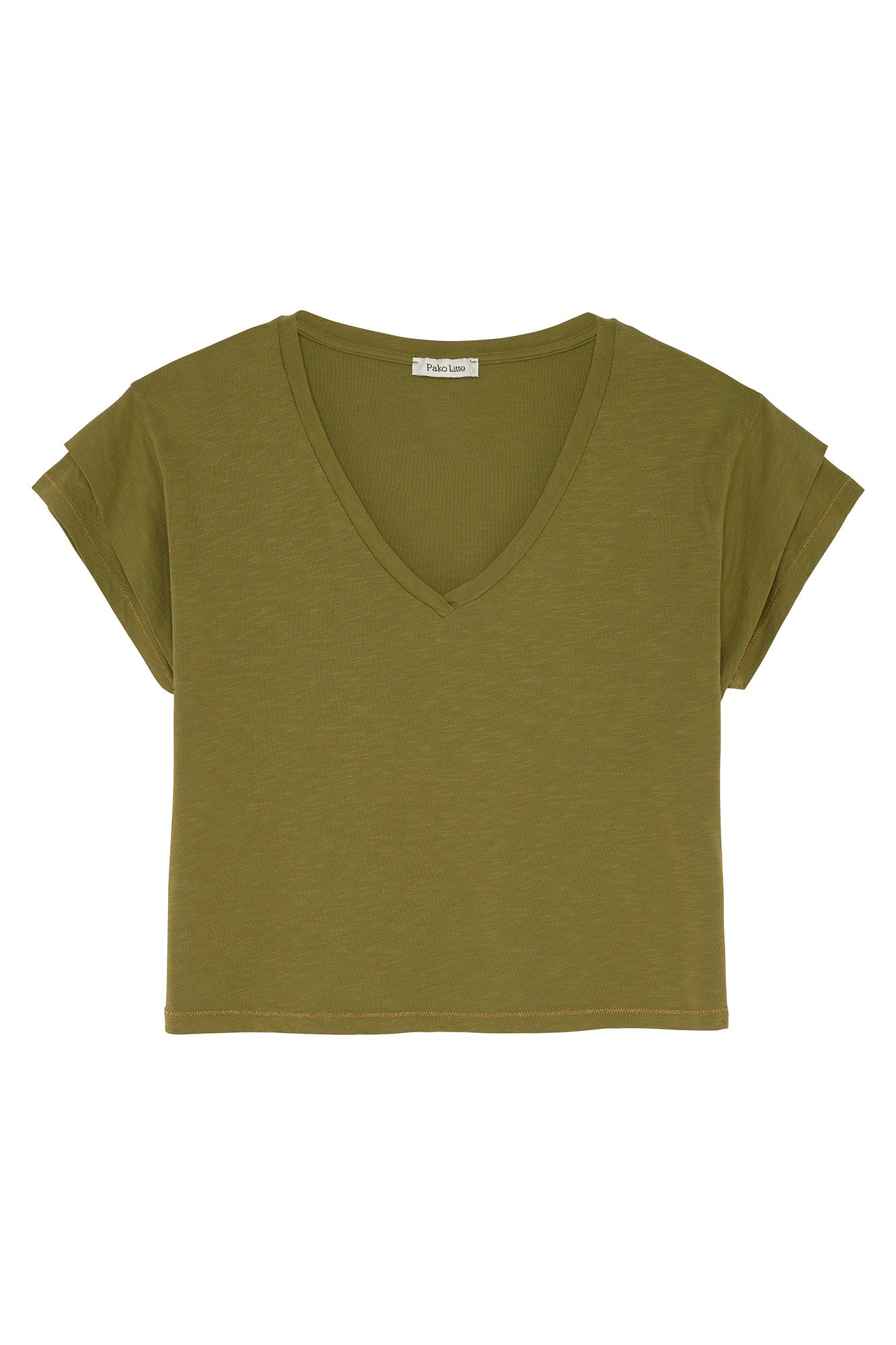 DOUBLE SLEEVED TOP ADRIEN KHAKI