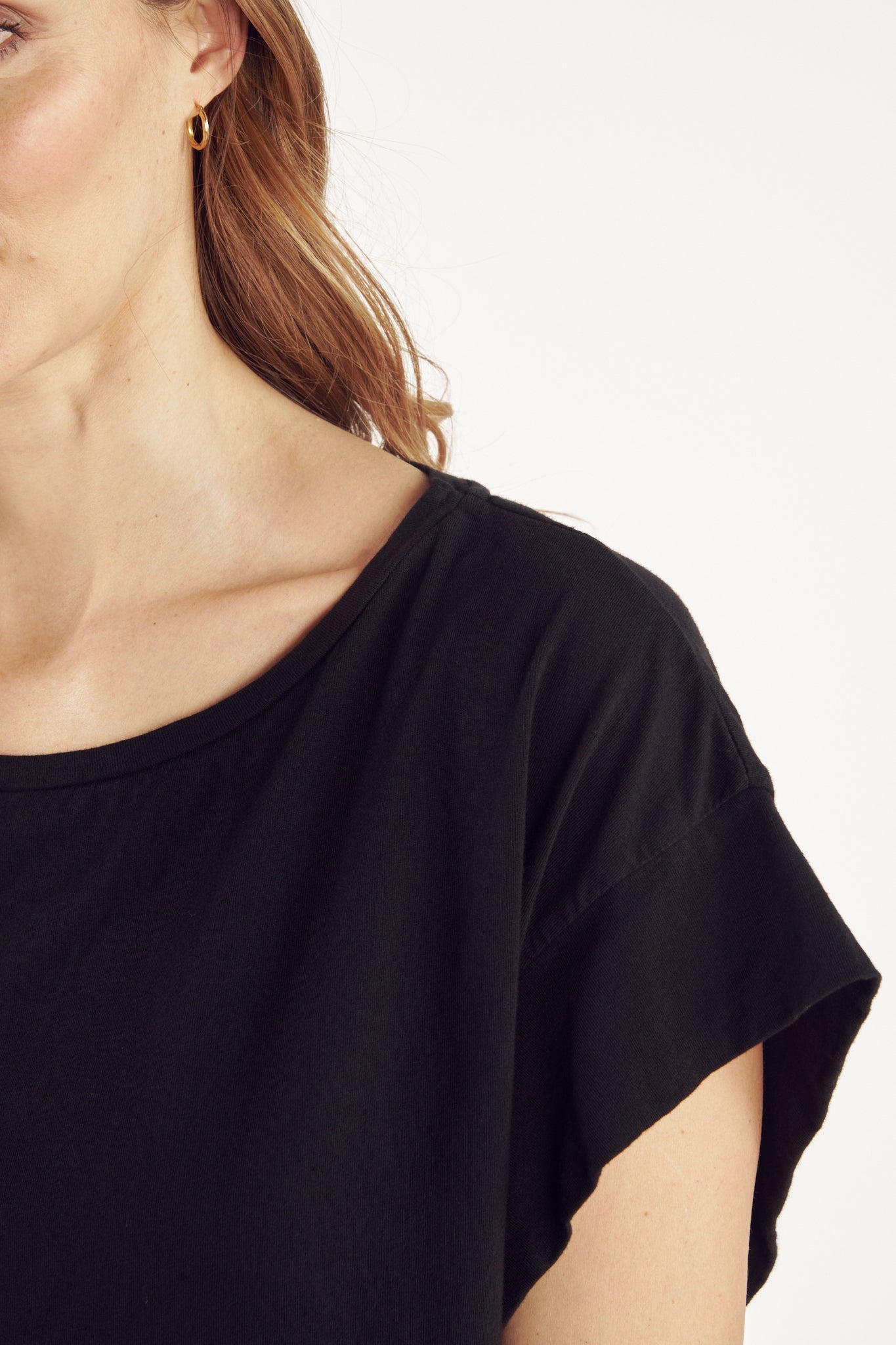 TOP COTON ORGANIQUE CARINA NOIR