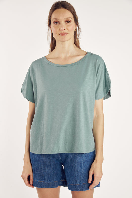 TOP COTON MODAL CYRILÈNE LAGON