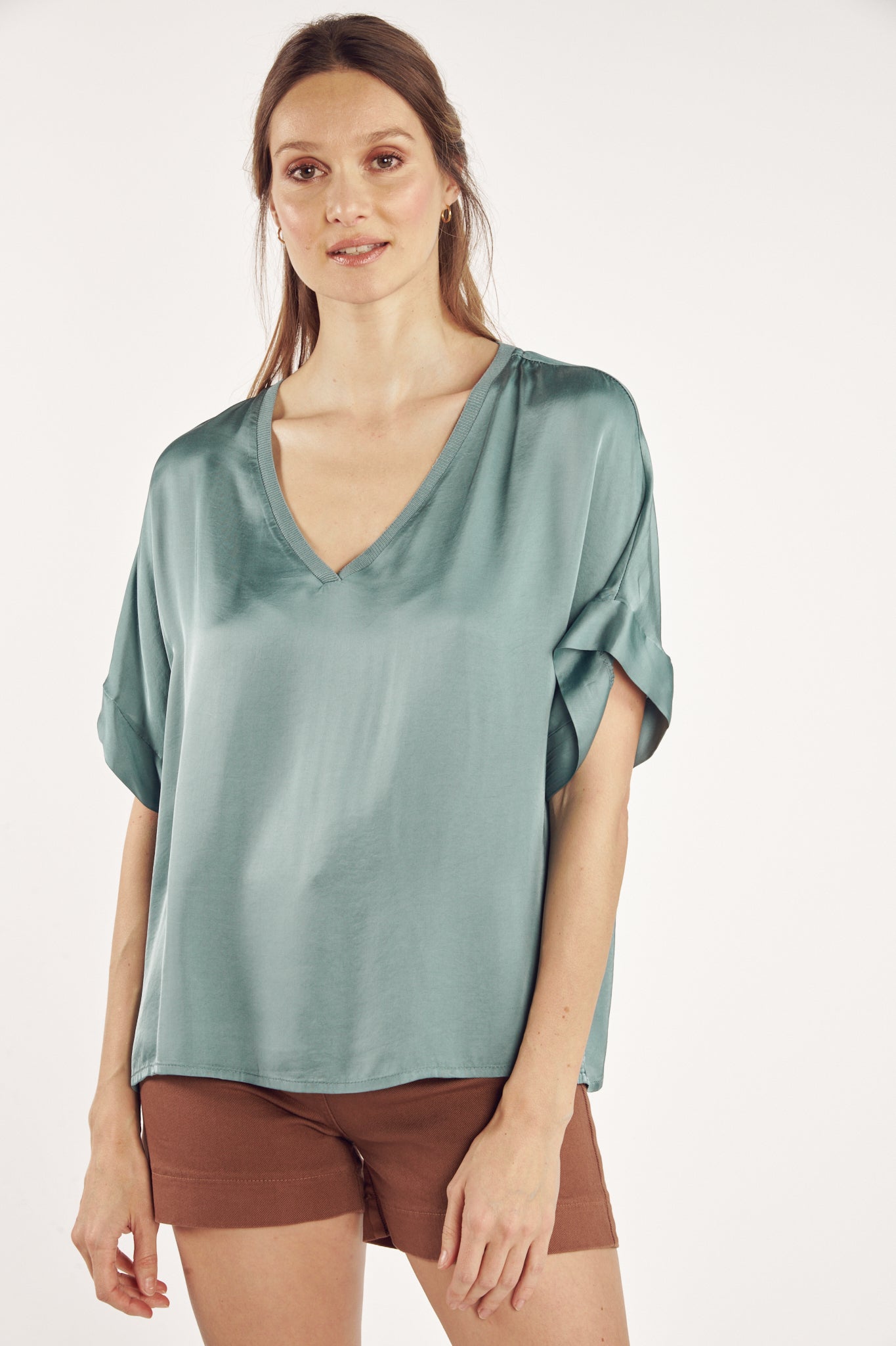 TOP SATINÉE CLOUD LAGON