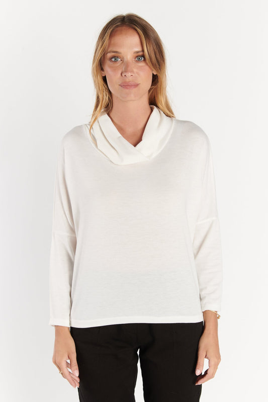 TOP AMPLE DULCE BLANC