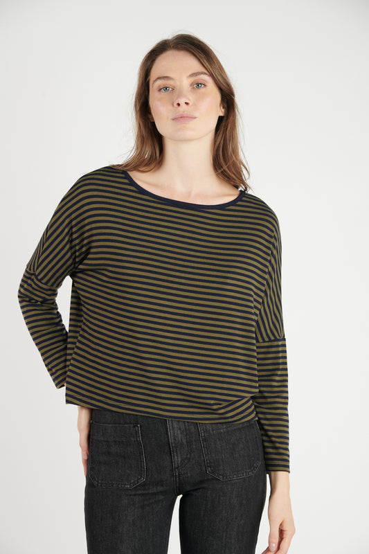 T-SHIRT BODHAN KAKI MARINE