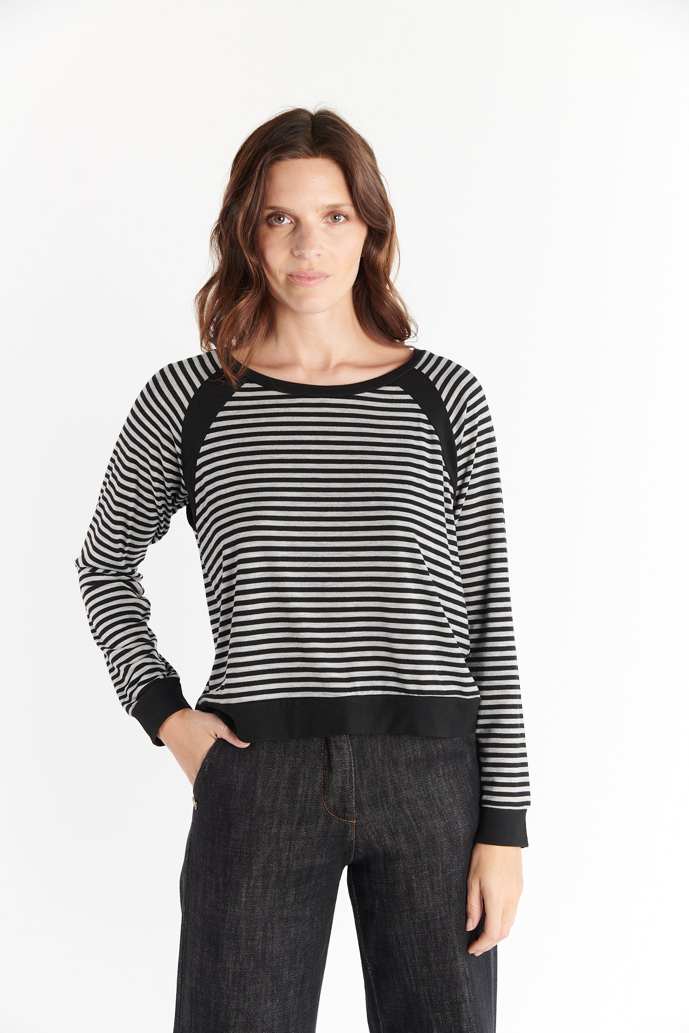 TOP RAYURES DANYLA NOIR