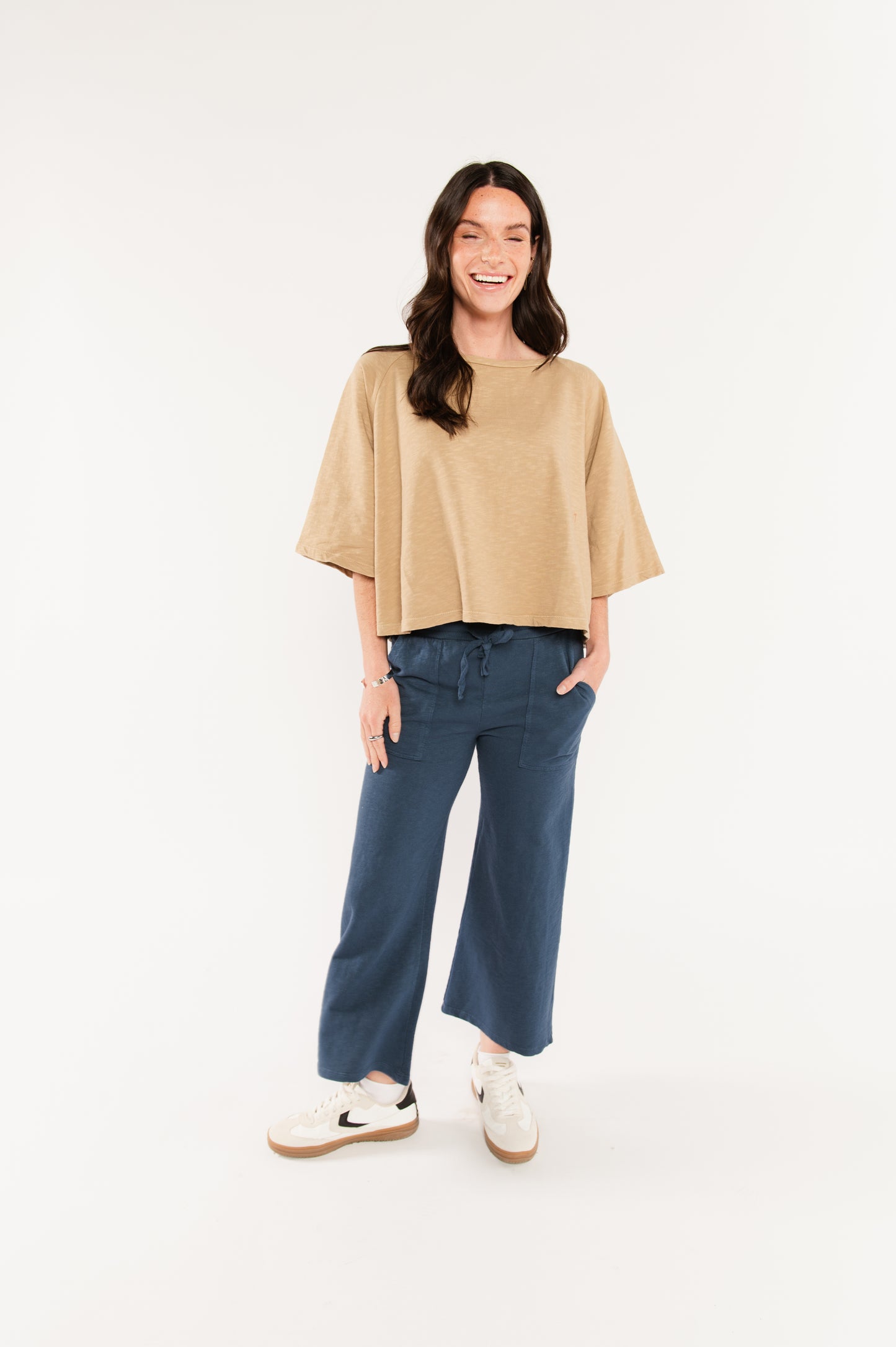TOP AMPLE COTON BIO ESTELLE BEIGE