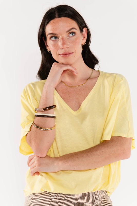 TOP OVERSIZE ÉDITH MIMOSA