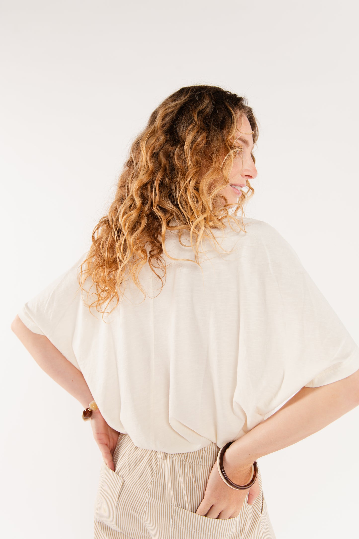 TOP OVERSIZE ÉDITH ÉCRU