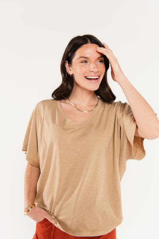 TOP OVERSIZE ÉDITH BEIGE