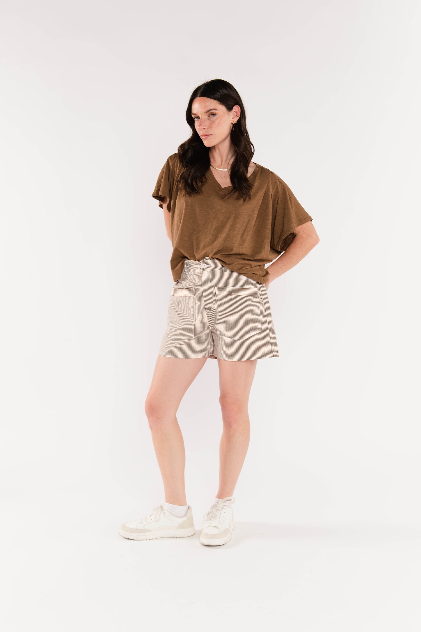 TOP OVERSIZE ÉDITH MARRON