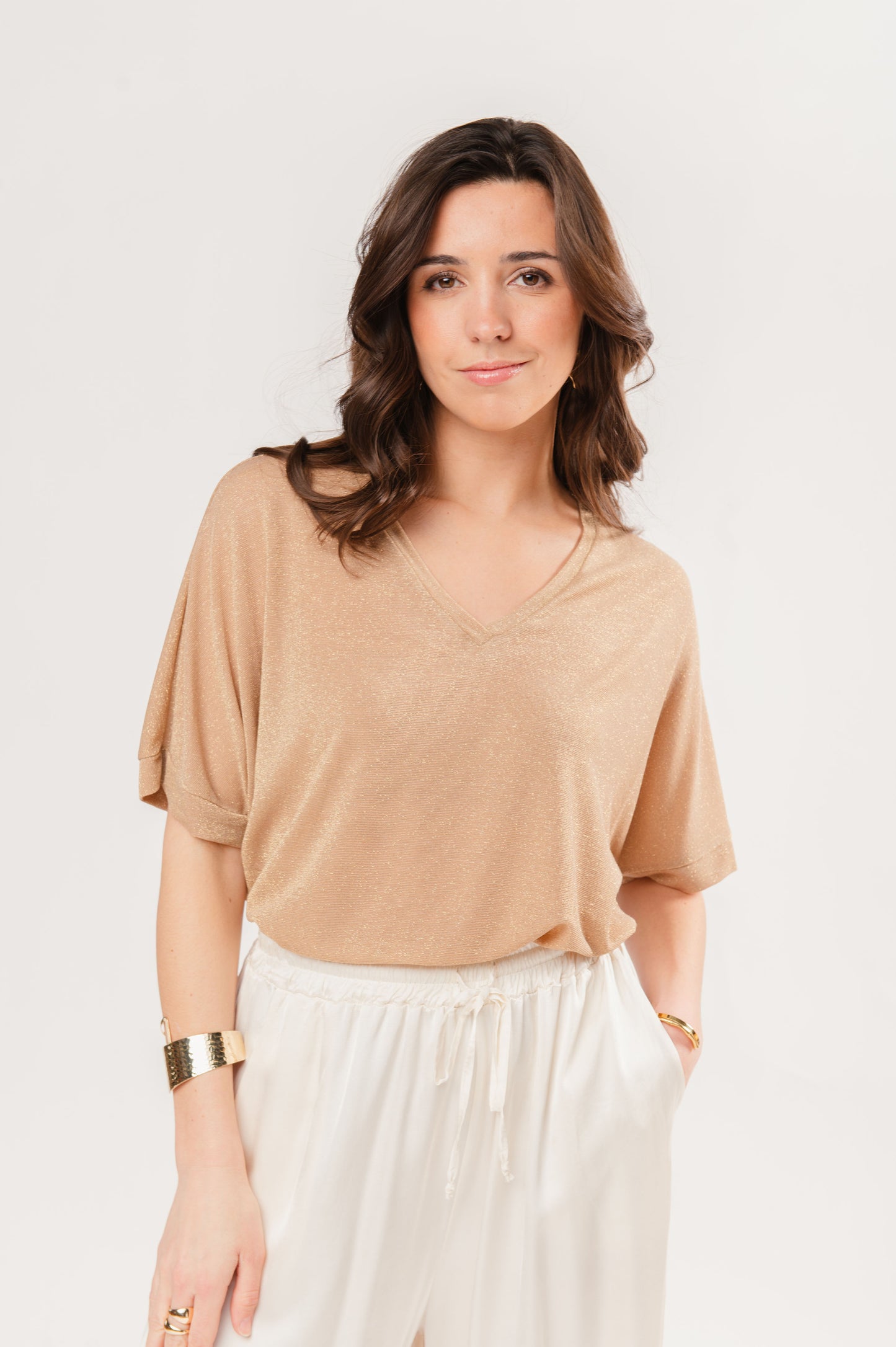 TOP AMPLE PAILLETTÉ FREDERICA DORÉ