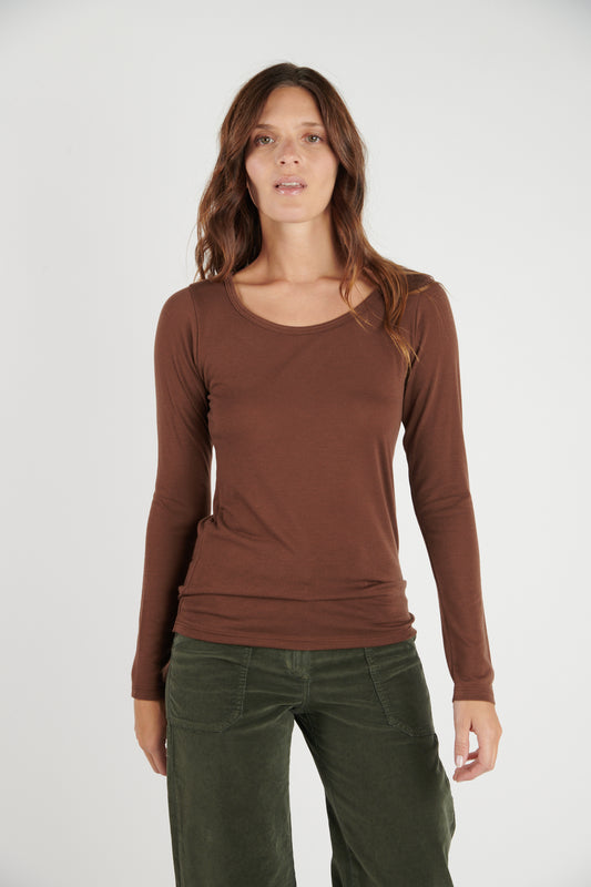 T-SHIRT DYRON CHATAIGNE