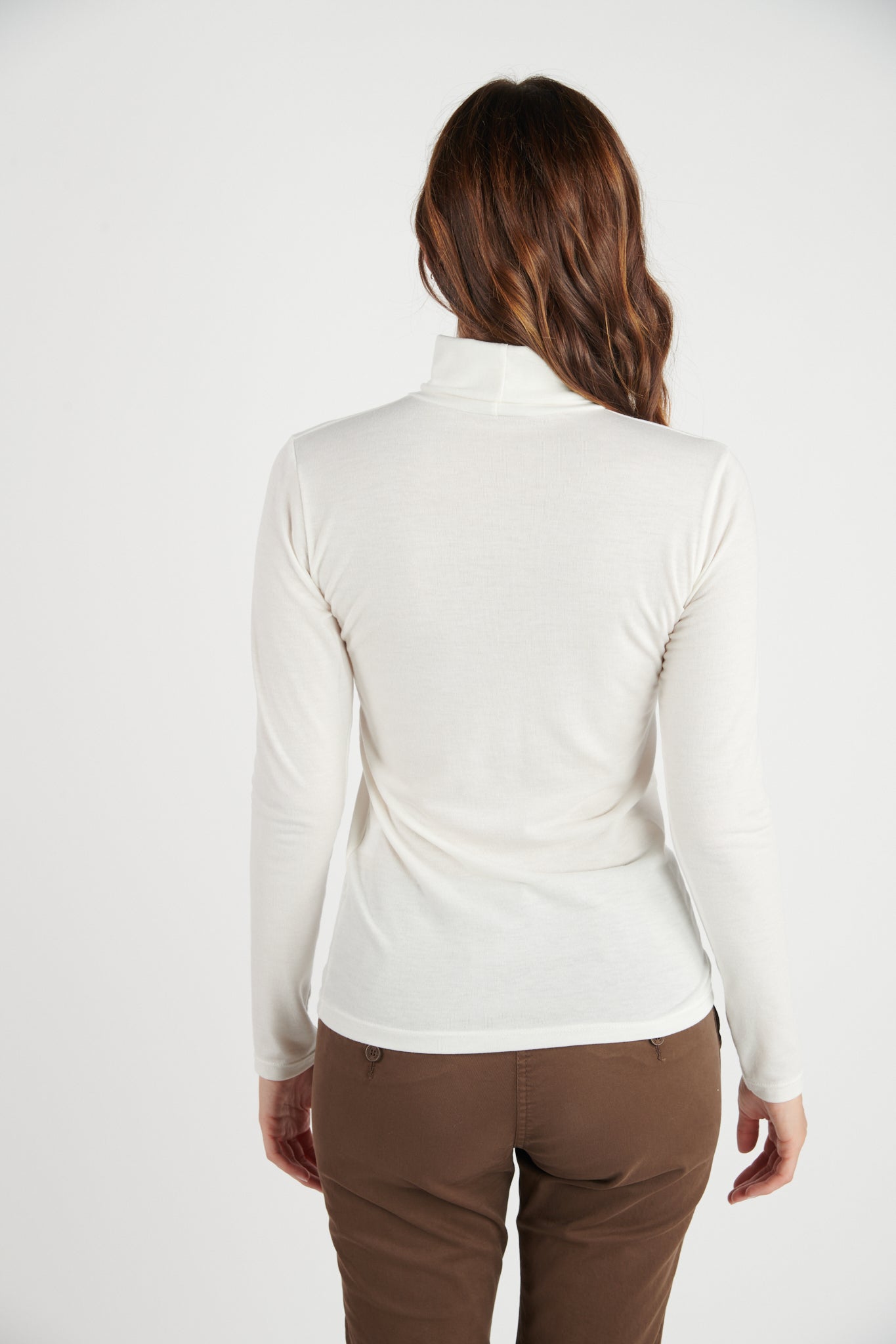 TOP COL ROULÉ DALIS CRAIE