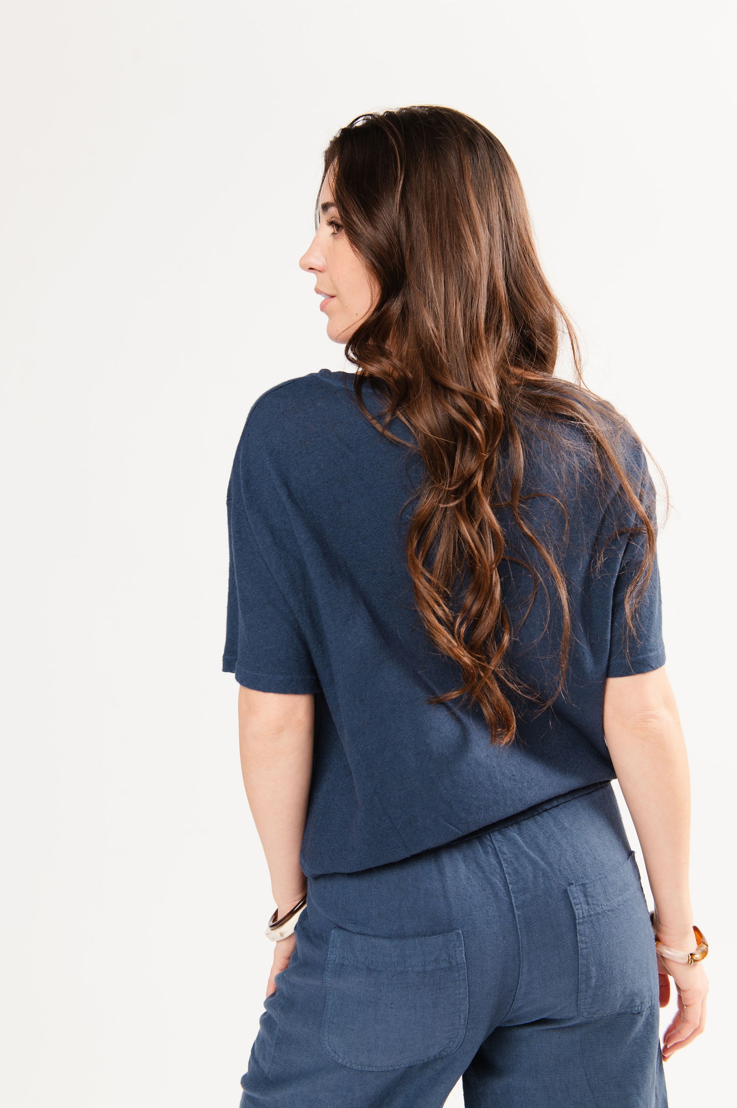 T-SHIRT AMPLE FILIPPO BLEU