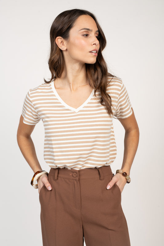 T-SHIRT MARINIÈRE FRÉDÉRIC SABLE