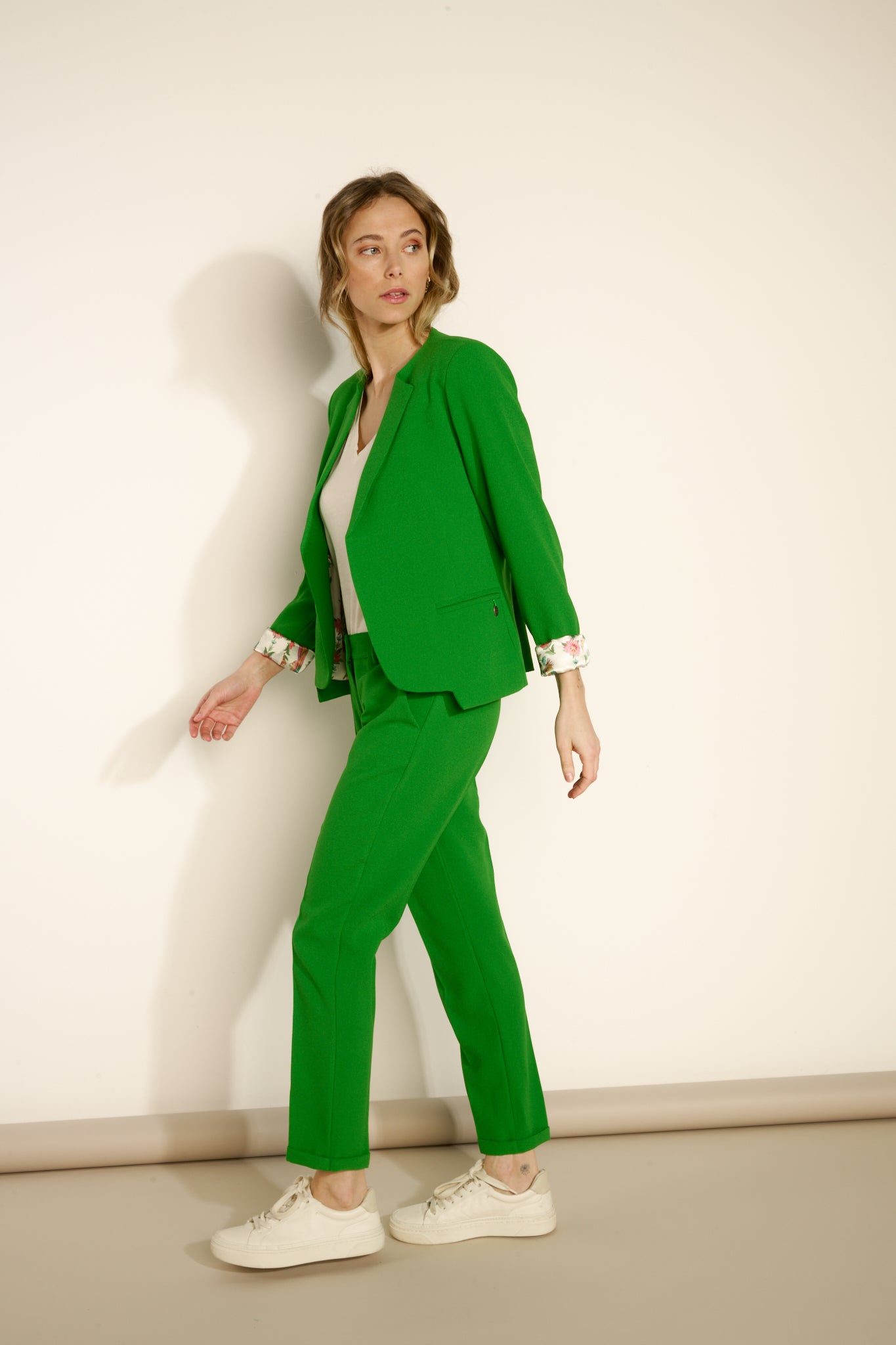 BLAZER CINTRÉ ARIANE VERT