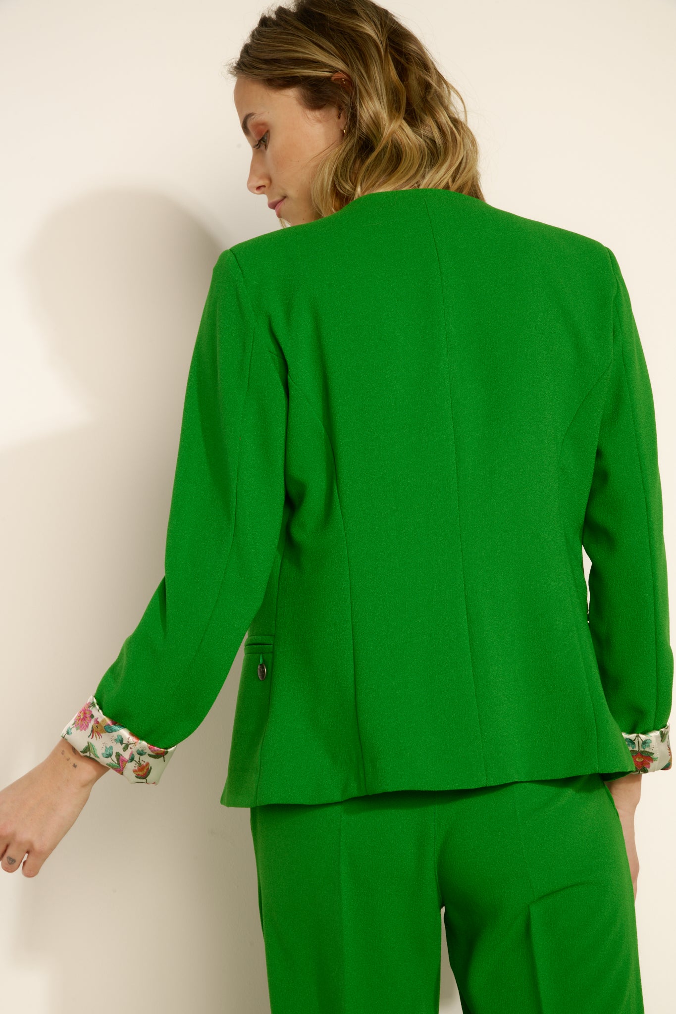 BLAZER CINTRÉ ARIANE VERT