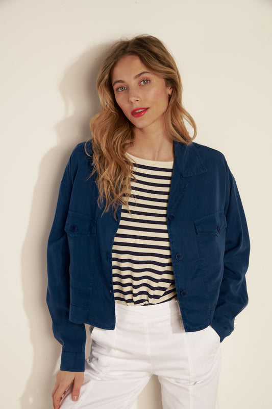 AMBER TENCEL OCEAN JACKET