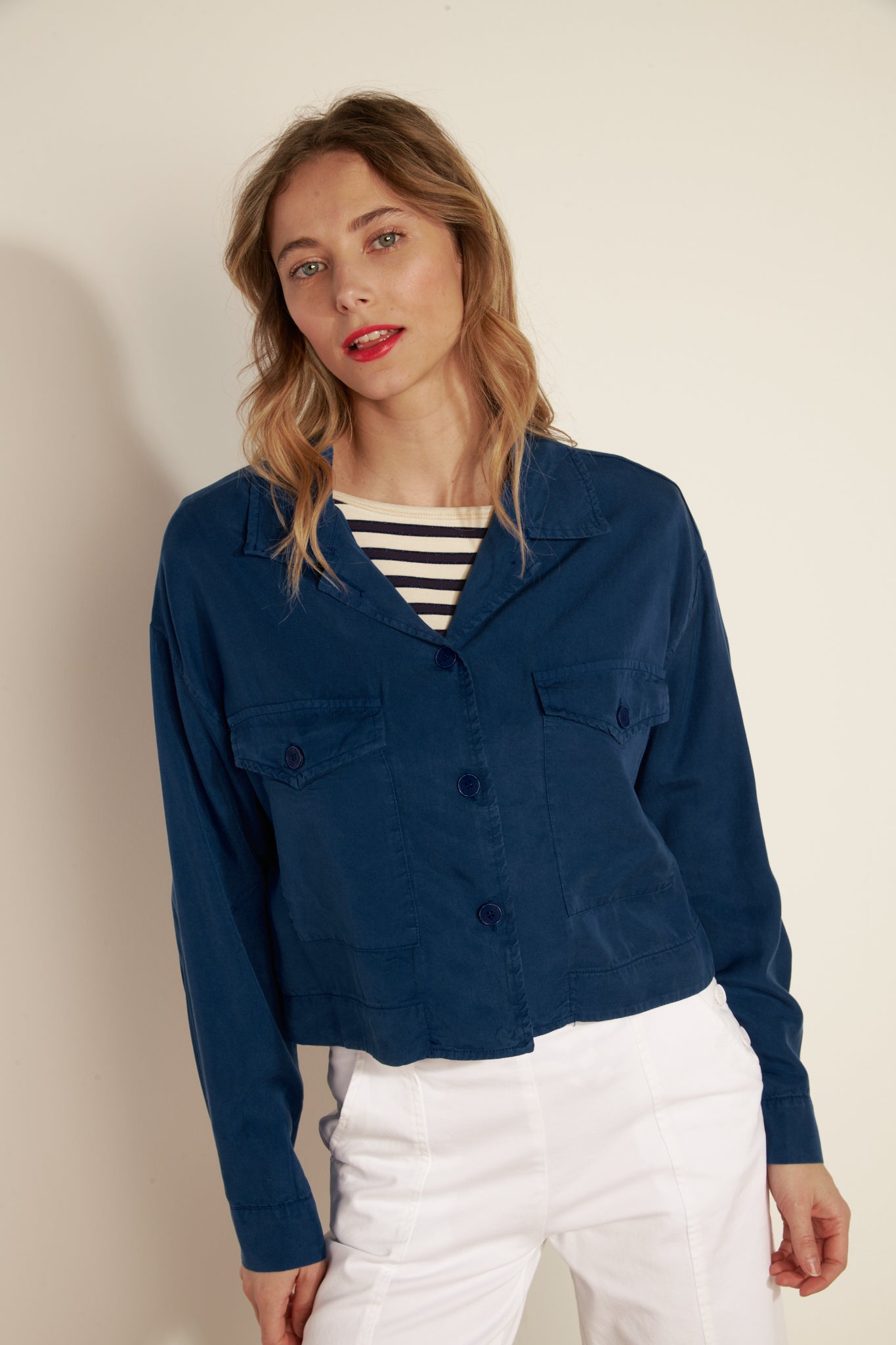 AMBER TENCEL OCEAN JACKET