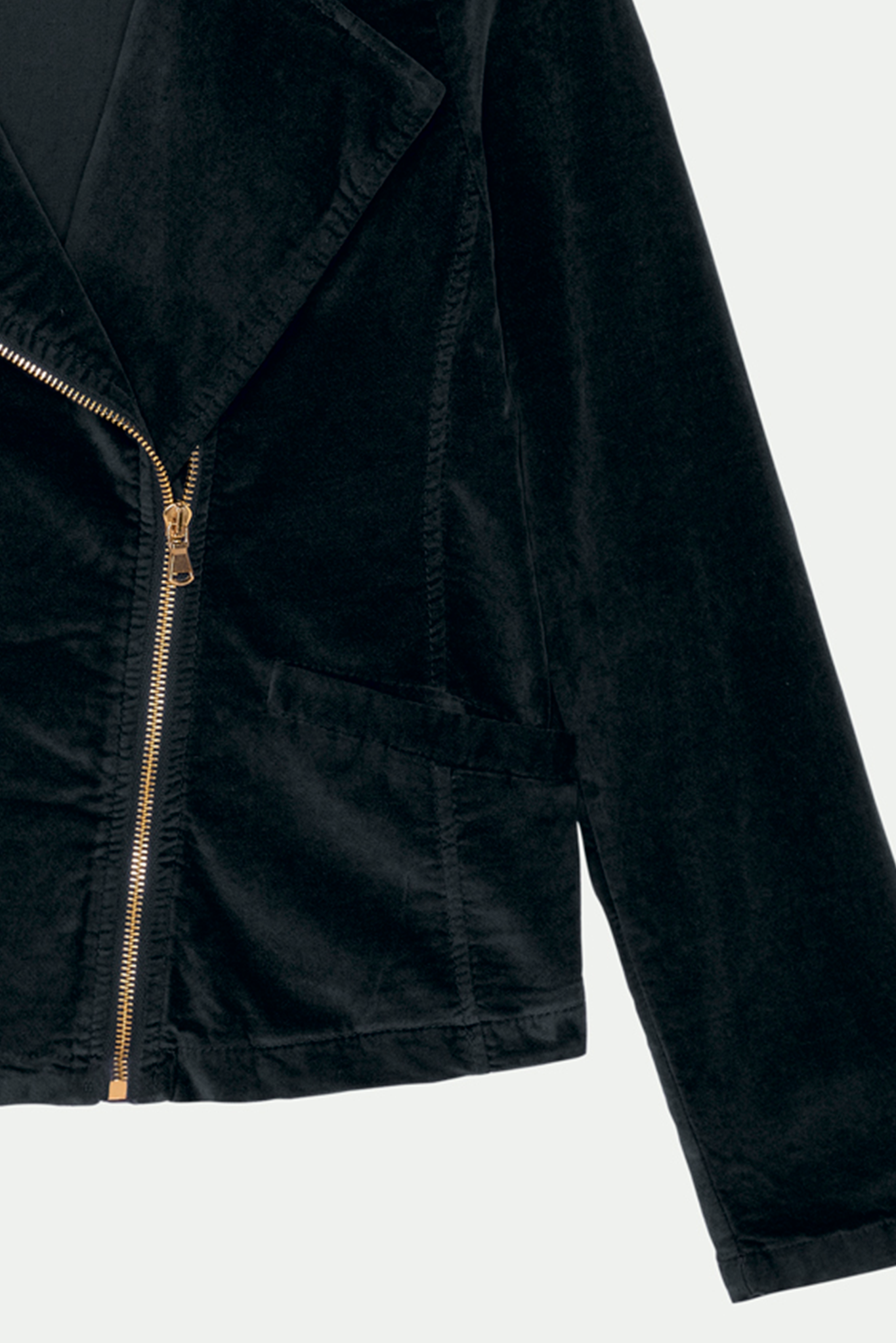 VESTE PERFECTO VELOURS BETSY NOIR