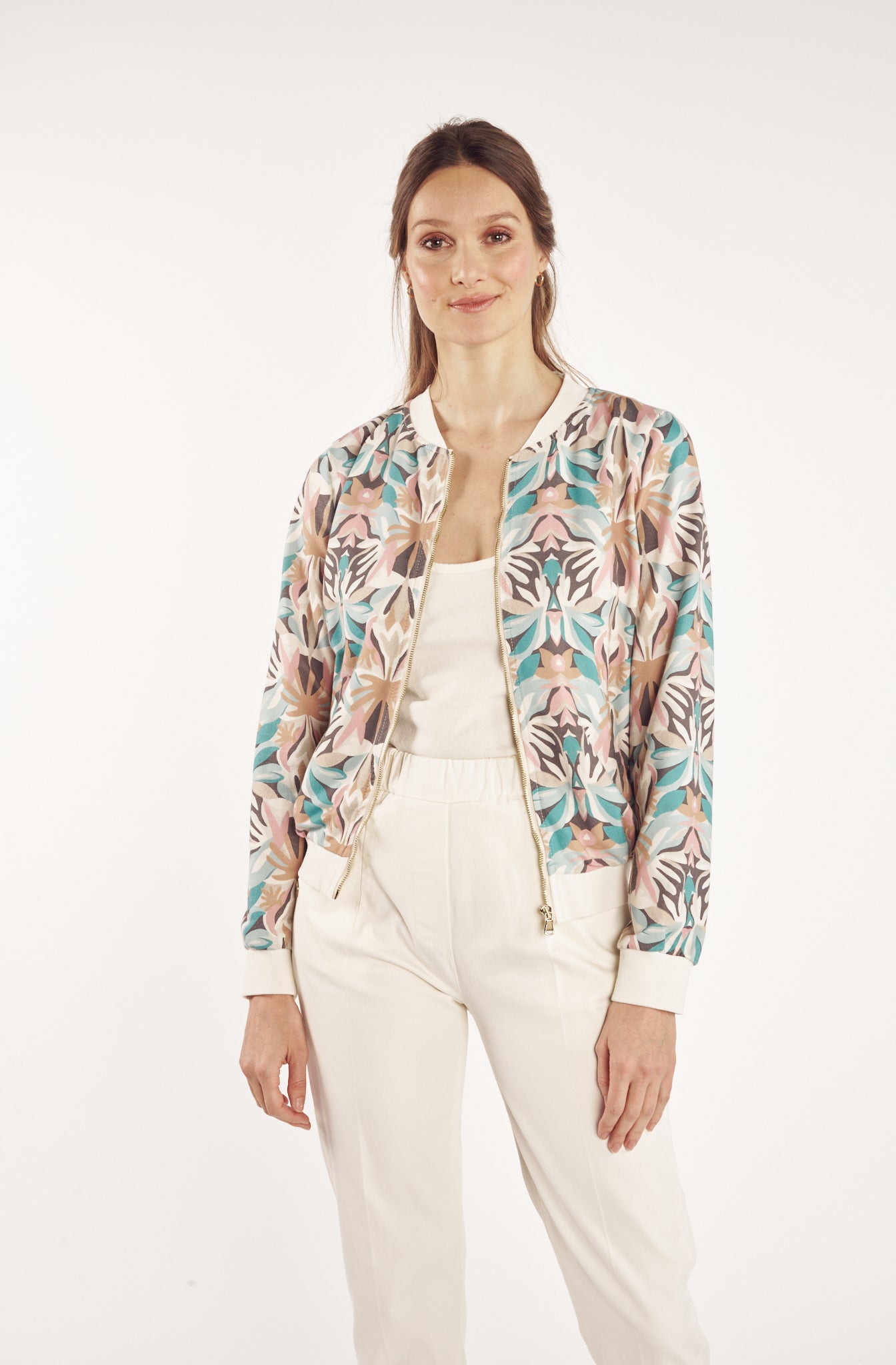 VESTE ZIPPER CÉLESTINE IMPRIMÉ MELI MELO