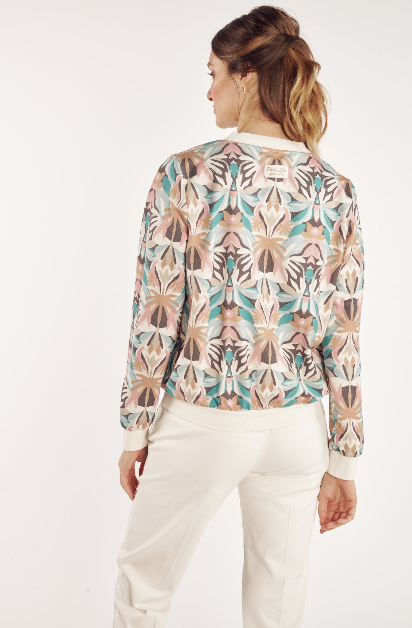 VESTE ZIPPER CÉLESTINE IMPRIMÉ MELI MELO