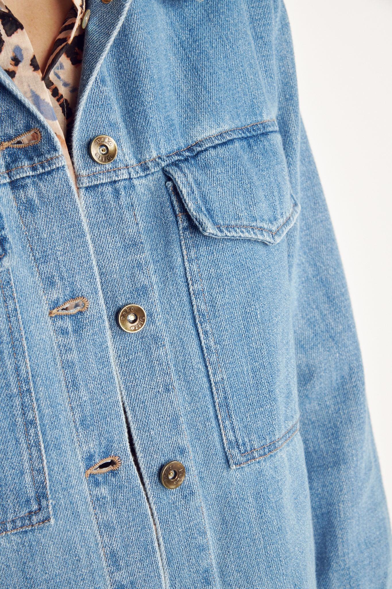 VESTE DENIM BLEU CLAIR CALLIDORA