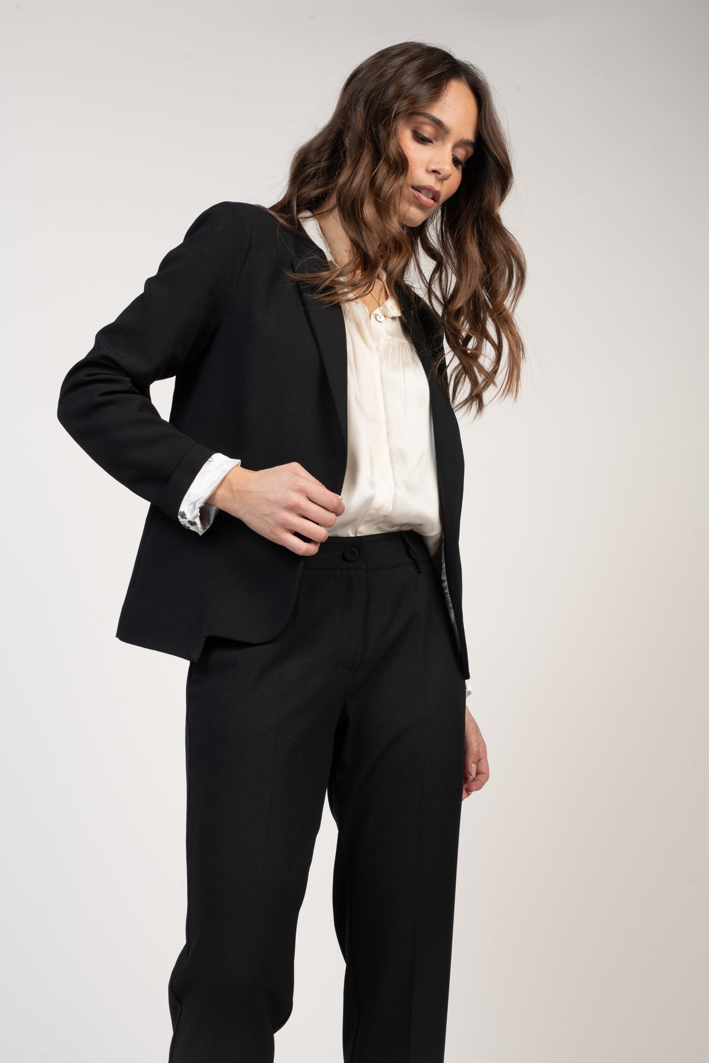 BLAZER CINTRÉ ÉDOUARD NOIR