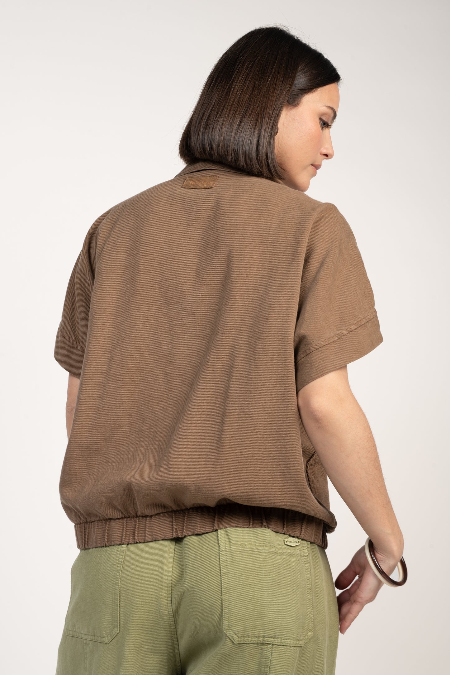 VESTE SANS MANCHES ELLIOT MARRON